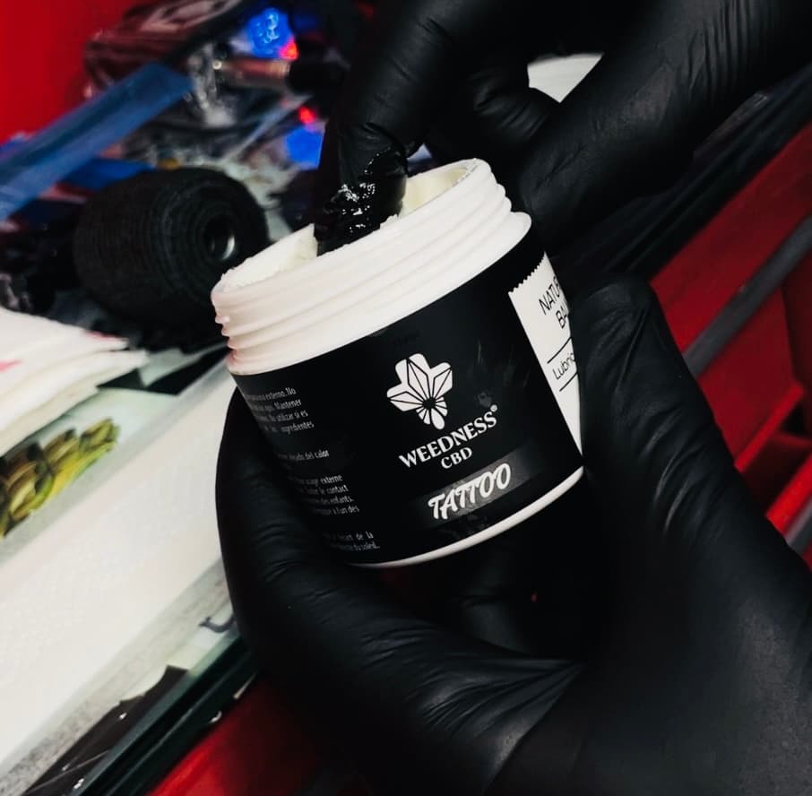 Bálsamo natural para tatuajes con 500mg CBD y 500mg CBG