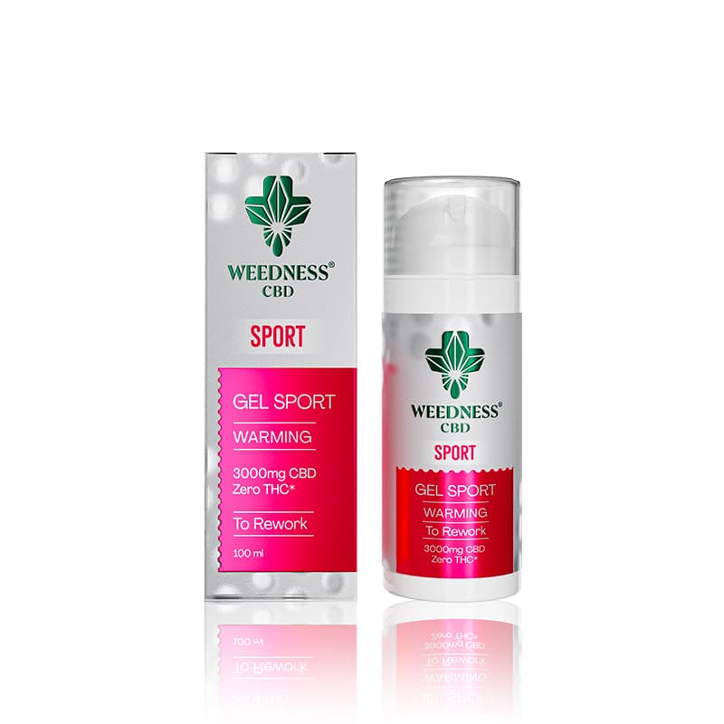 Gel Sport para Músculos y Articulaciones (Efecto calor) 3000mg CBD | 0 THC