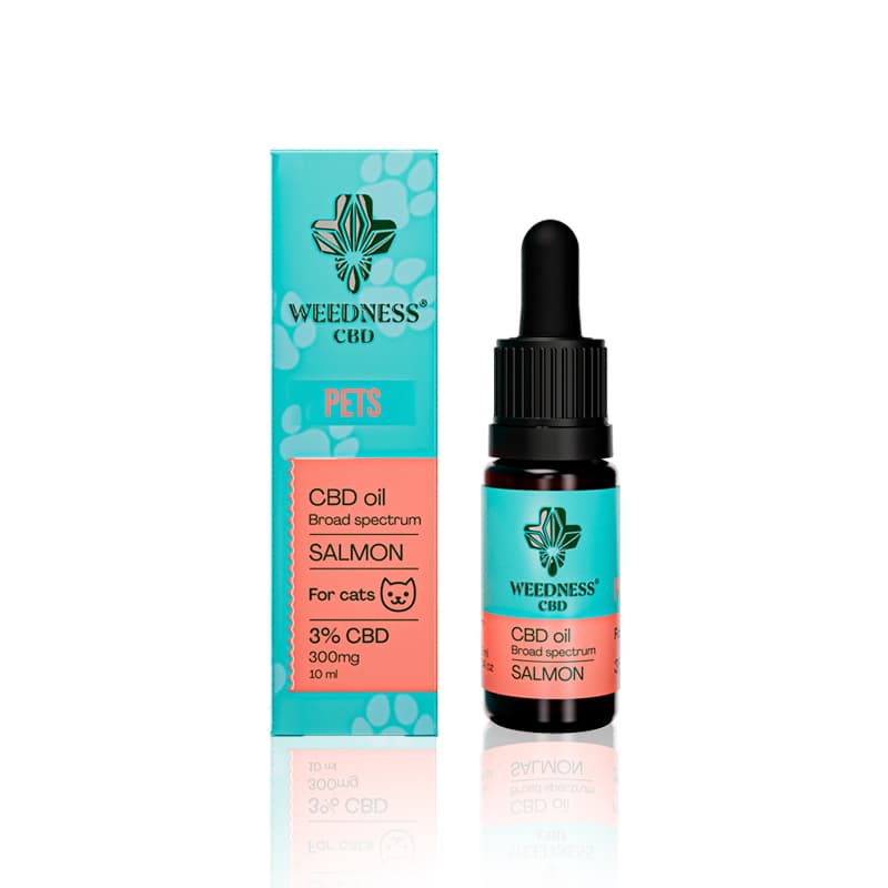 Aceite de CBD 3% Para Gatos Broad Spectrum | Salmon