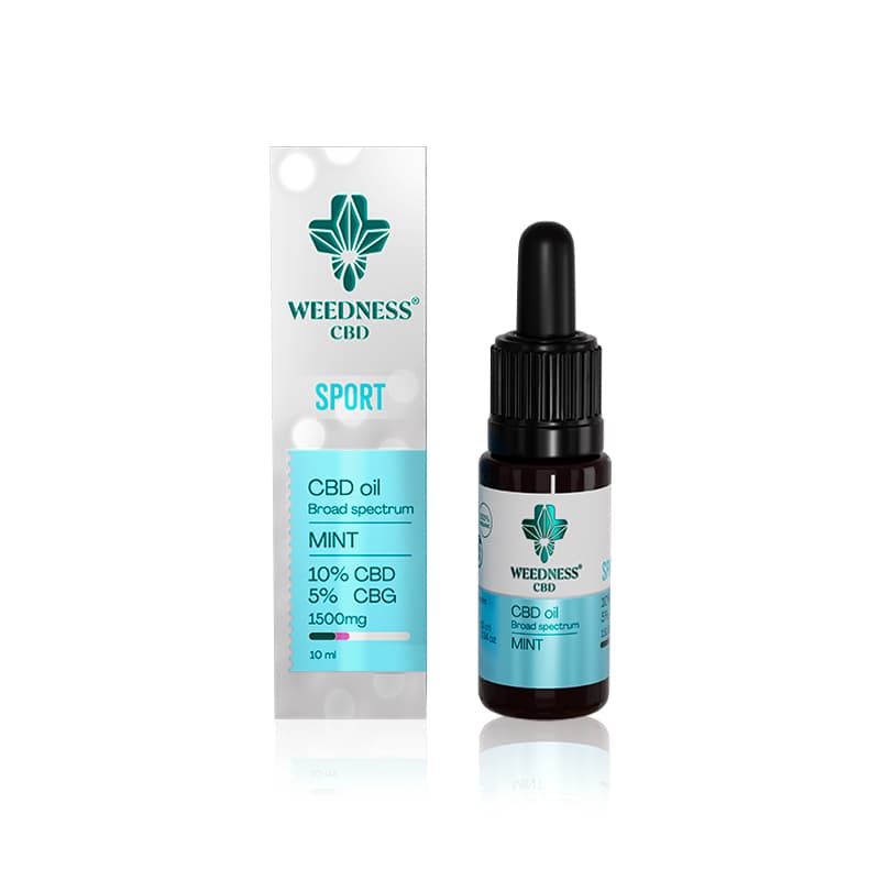 Sport Aceite CBD 10% + CBG 5% | Menta 10ml