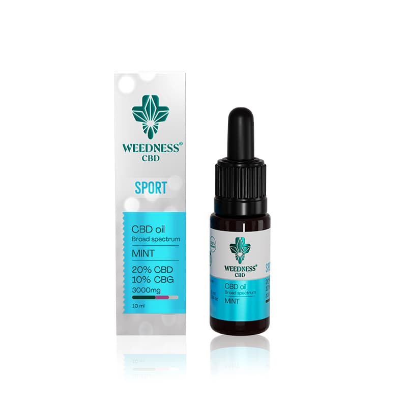Sport Aceite CBD 20% + CBG 10% | Menta (10ml)