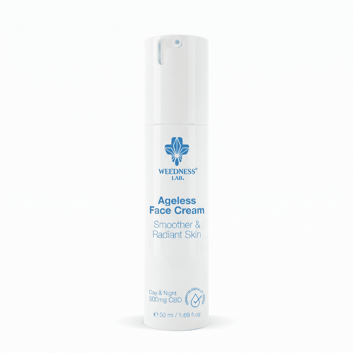 Crema facial antiedad 24h | 500mg CBD 50ml