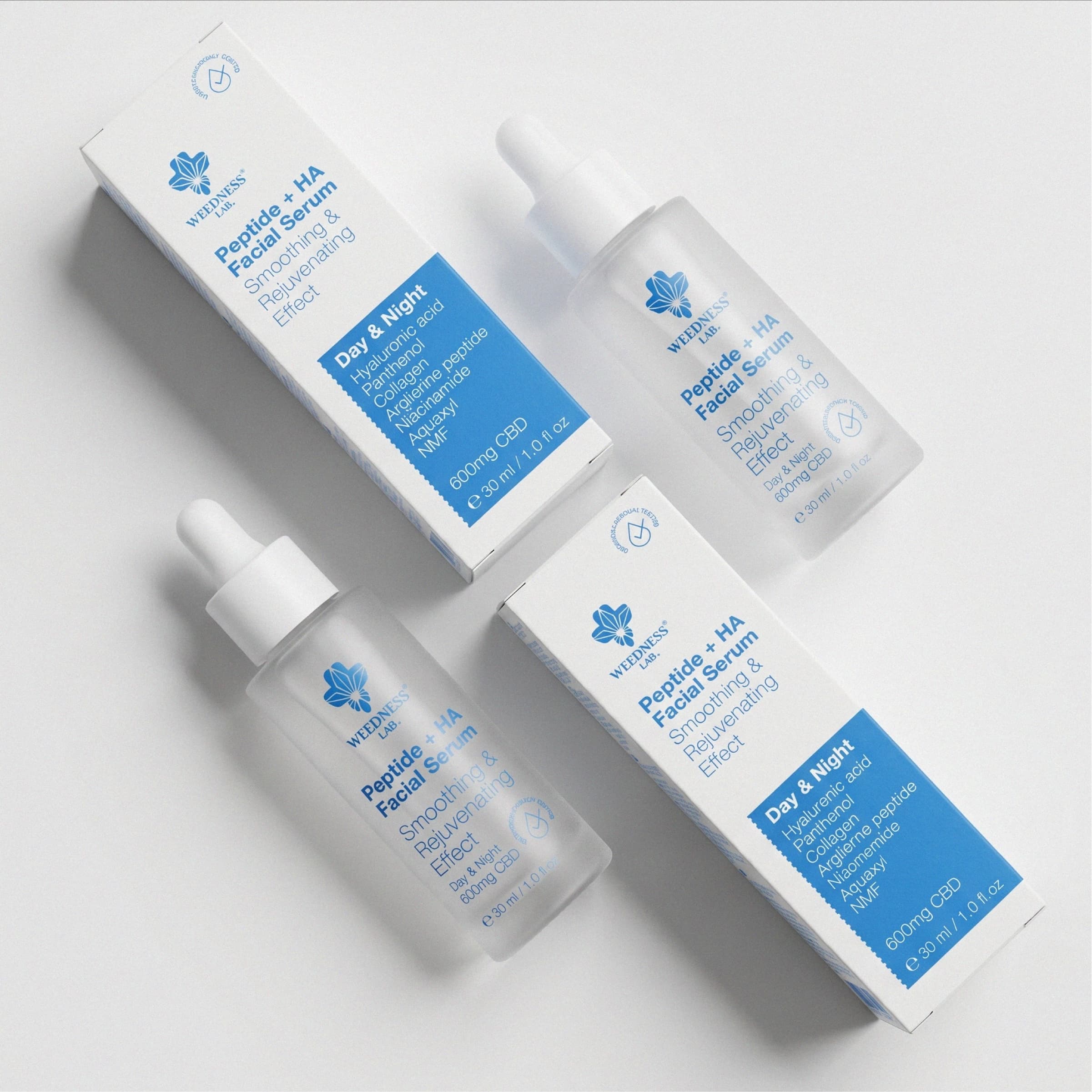 CBD Suero facial con péptidos y ácido hialurónico