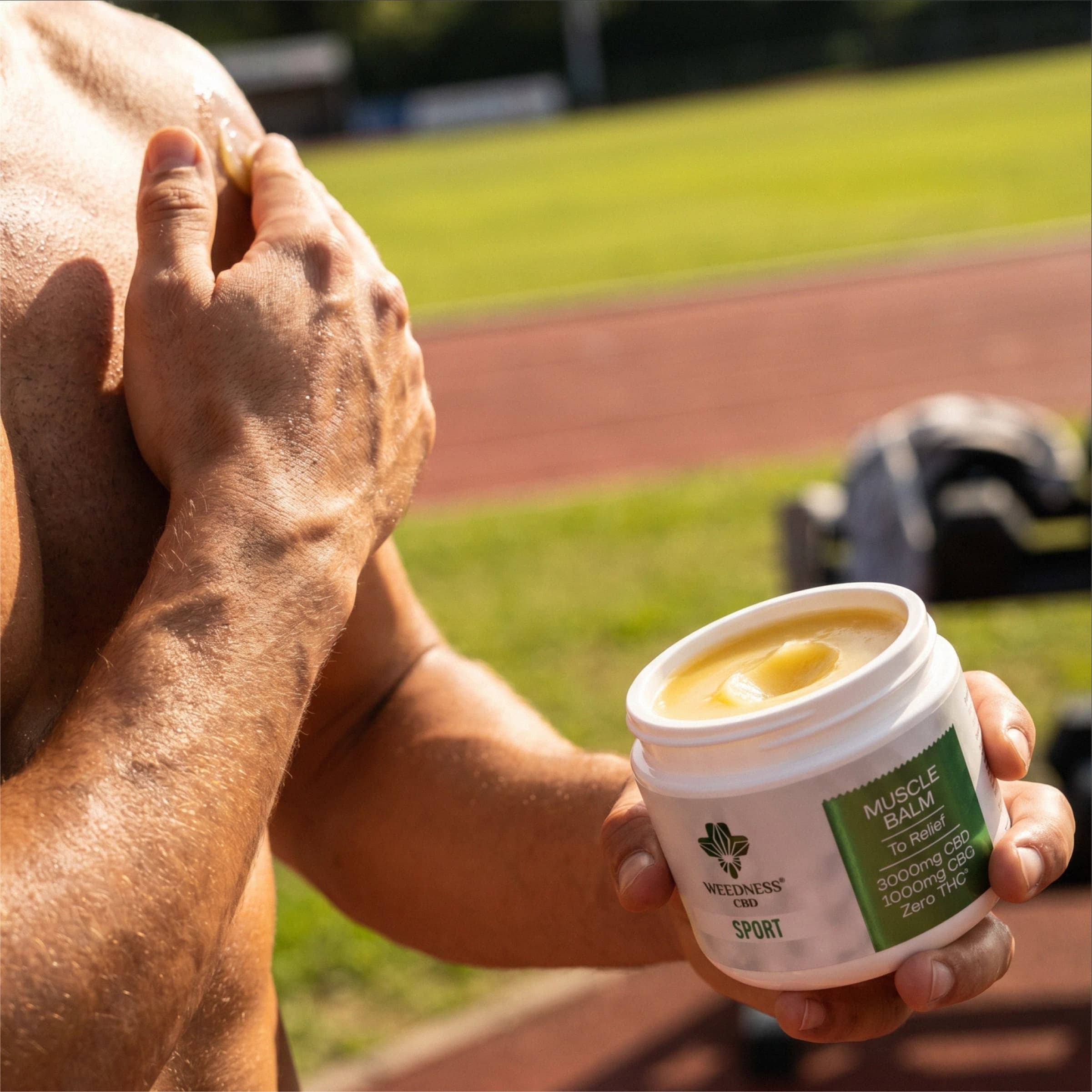 Sport Bálsamo de alivio muscular 3000mg CBD y 1000mg CBG