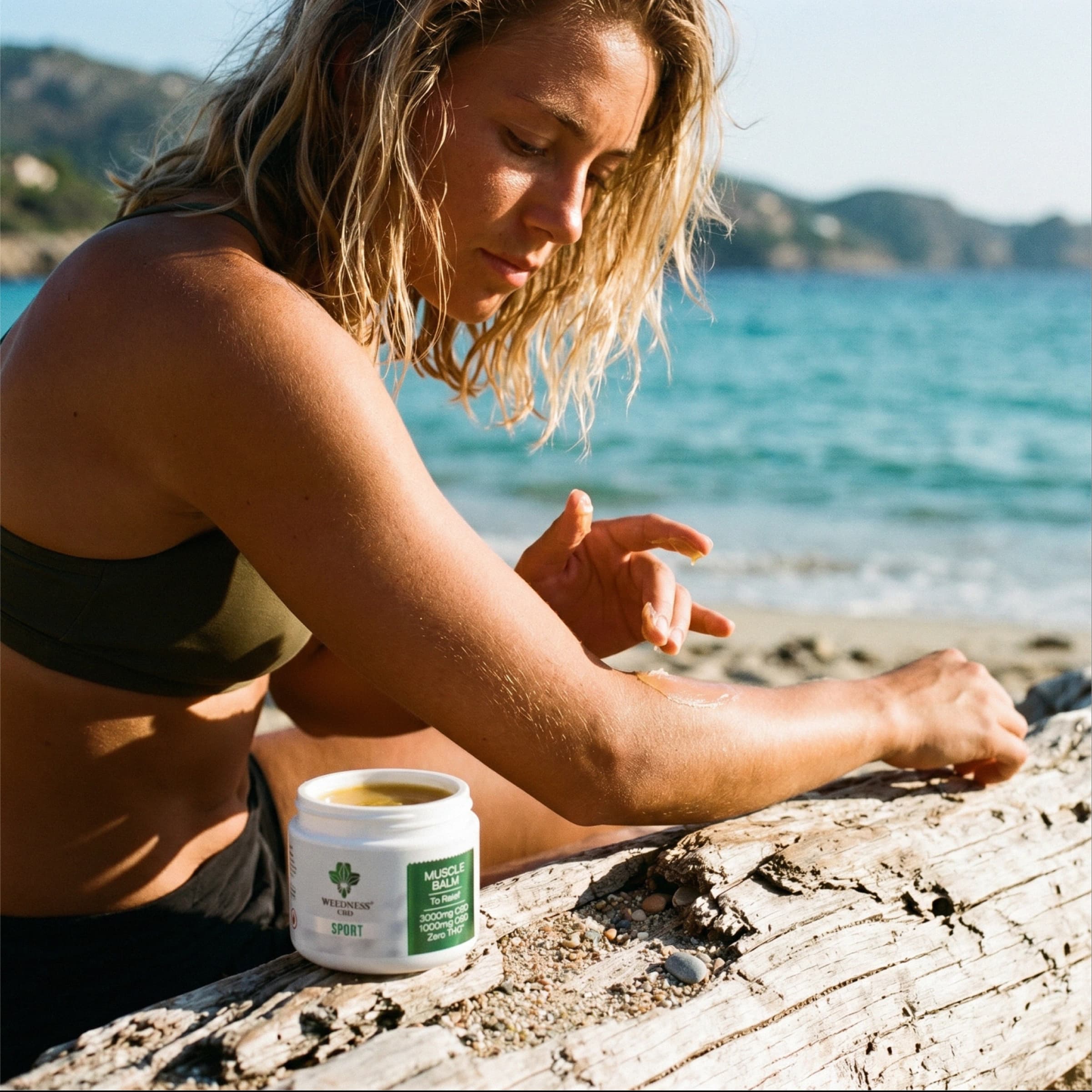 Sport Bálsamo de alivio muscular 3000mg CBD y 1000mg CBG