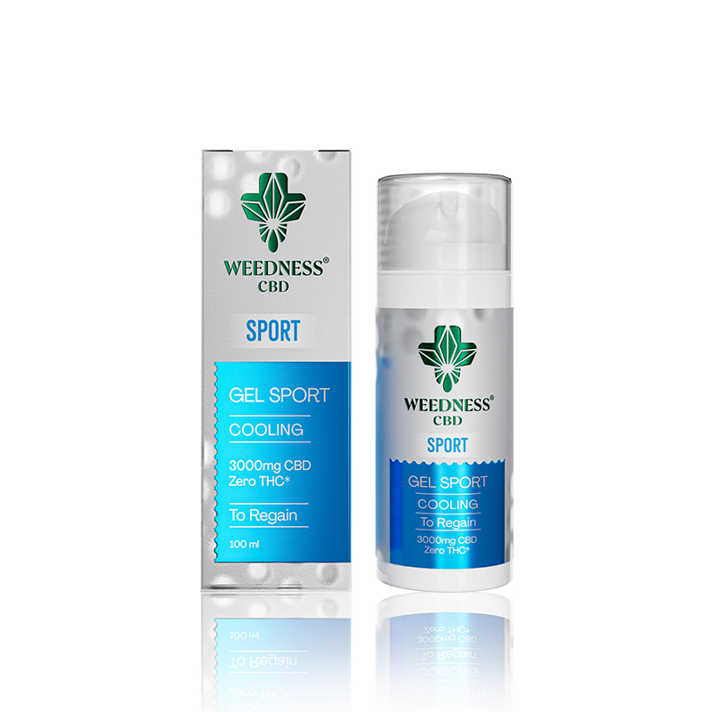 Gel Sport para Músculos y Articulaciones (Efecto frio) 3000mg CBD | 0 THC