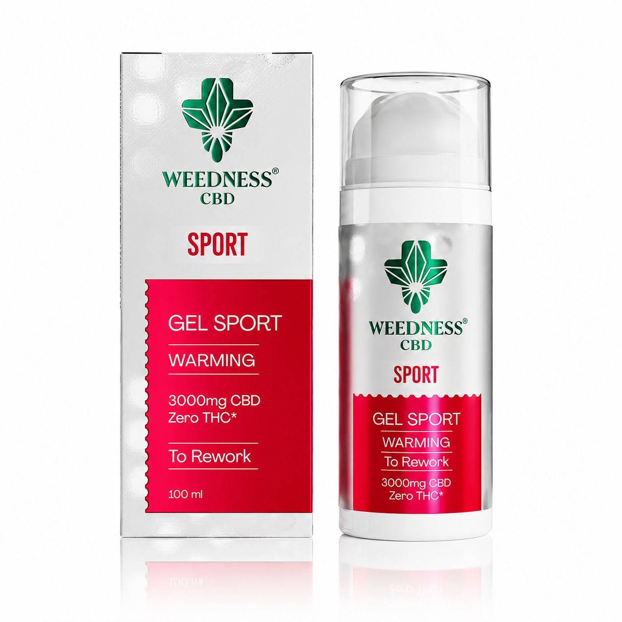 Gel Sport para Músculos y Articulaciones (Efecto calor) 3000mg CBD | 0 THC